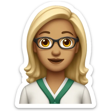 a lightskinned high school teacher sticker