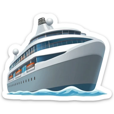 Cruise ship sticker
