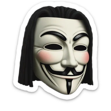 v for vendetta sticker