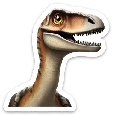 Velociraptor Emoji sticker