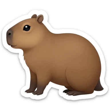 Capybara sticker