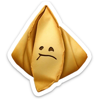 sad fortune cookie sticker