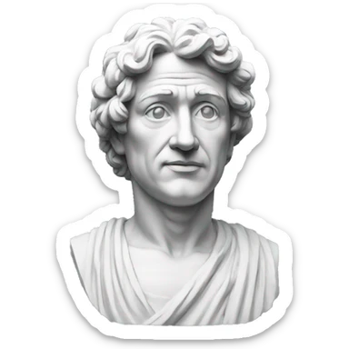 philosopher-statue sticker