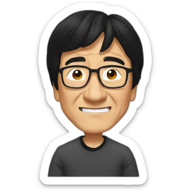 jackie chan sticker