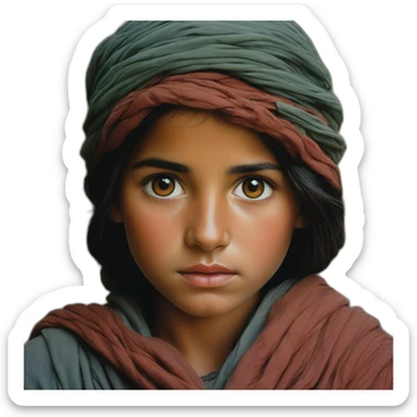Stevemccurry-picture-afghanigirl sticker