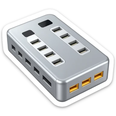 a real, highly realistic modem sticker