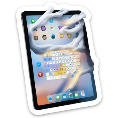 iPad Pro with Magic Keyboard sticker