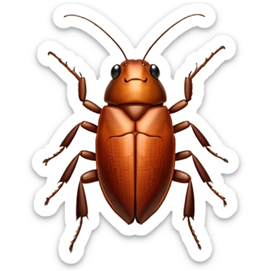 Dancing cockroach sticker