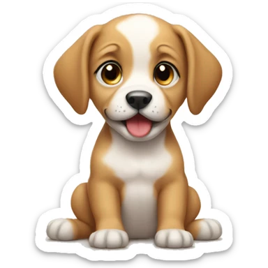 Baby dog sticker