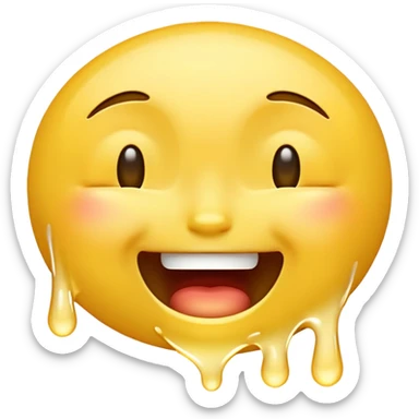 an extra tiny laughing crying emoji sticker