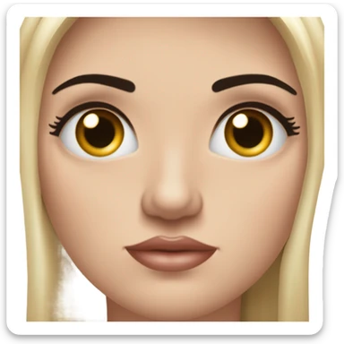 Visage perplexe sticker
