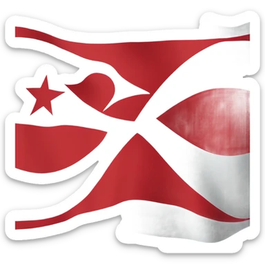 northern cyprus flag sticker
