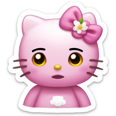 SAD HELLO KITTY  sticker