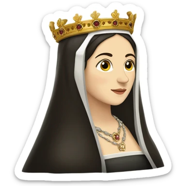 Queen catherine of Aragon details  sticker