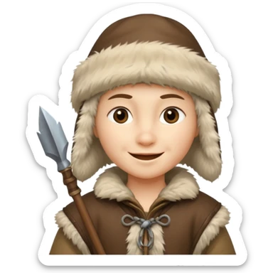 eskimo hunting emoji sticker