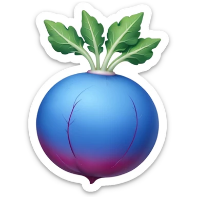 blue radish sticker