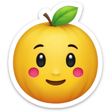 Maak een sticker in fluo kleur van de tekens "+U" sticker