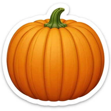 Pumpkin sticker