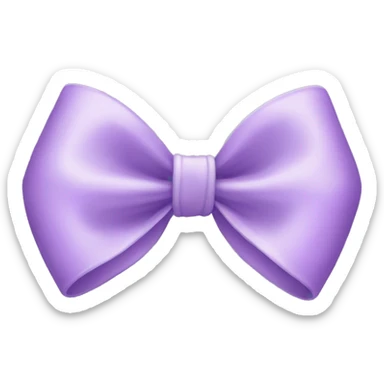 Lilac bow sticker