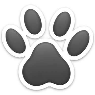 Paw sticker
