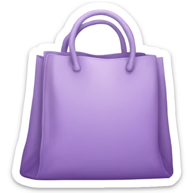 light purple bags sticker