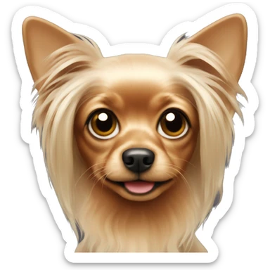 Russian Long-haired Toy Terrier sticker