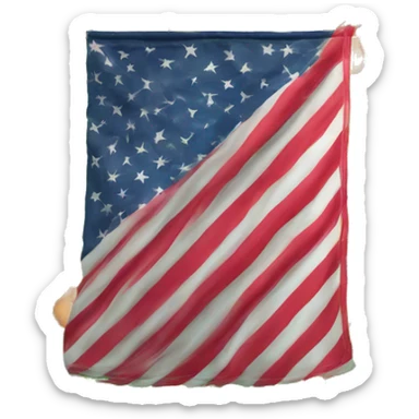 The nation floptropica flag sticker