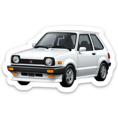 Toyota starlet gr turbo sticker