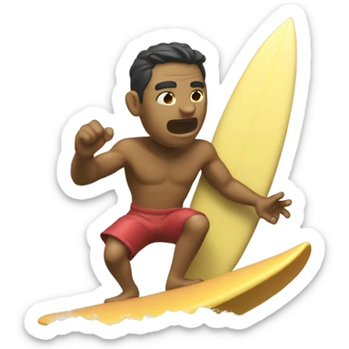 Magui surfing sticker
