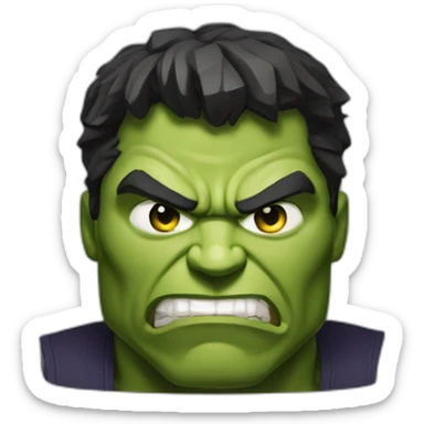 Hulk mafioso sticker
