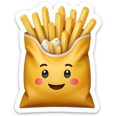 put the fries in the bag sticker
