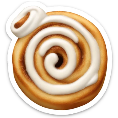 Cinnamon roll sticker