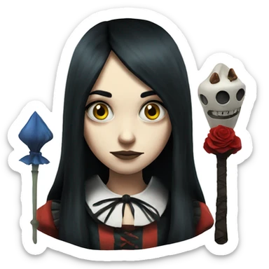 Alice in madness sticker