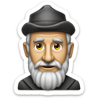 Joahnnes Gutenberg, genius, inventor of letterpress printing, father of modern socie sticker