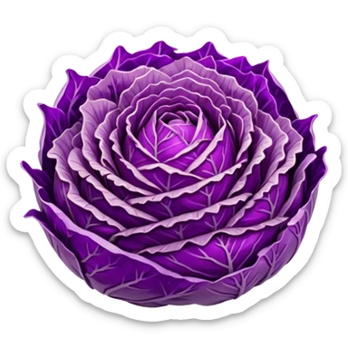 Red cabbage - grated sticker