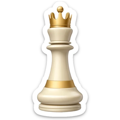 white king plastic chess pieces sticker