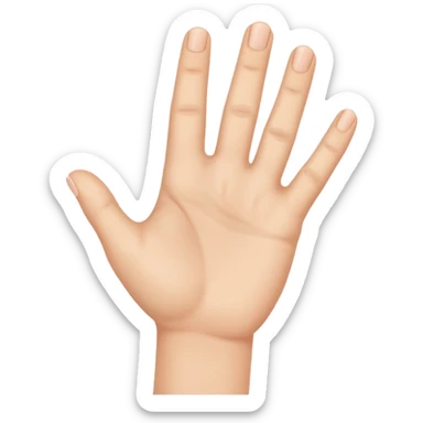 hi hand sticker