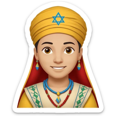 Emoji morrocan amazigh sticker