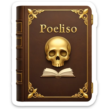 libro de poesias sticker