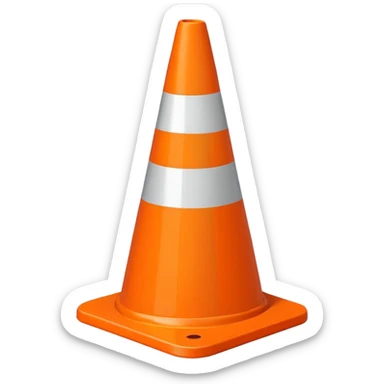 Traffic Cone sticker