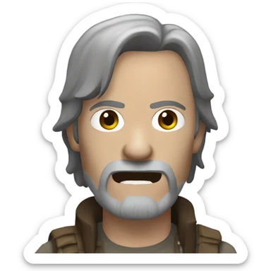 daryl from walking dead sticker
