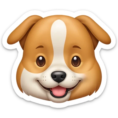 I want you to make my dog into an emoji sticker
