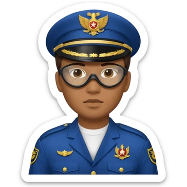 I want an emoji for a male filipino special action force officer with mask  sticker