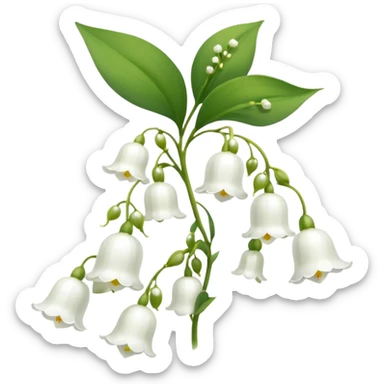 lily of the velly sticker