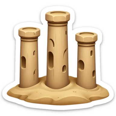Sand Pillars sticker