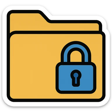 closed icon sticker