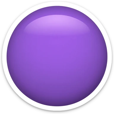 Purple color sticker