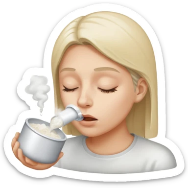 Guy snorting cocaine emoji sticker
