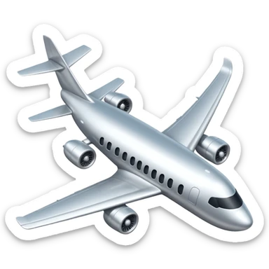AIRPLANE WITHOUT BACKGROUND sticker
