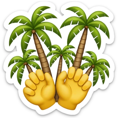 Palms up together sticker